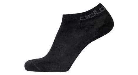 2 x chaussettes basses odlo active noir unisex 