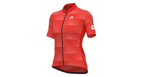 Maillot mangas cortas mujer alé sharp rojo