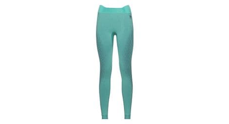 Collant long odlo performance warm eco bleu femme