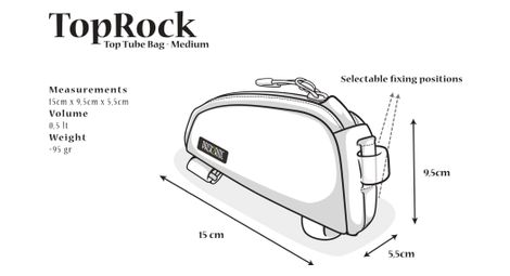 Toprock Medium 0 5l Toptube Bag Black