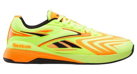 reebok nano x5 edge men s training shoes in yellow orange