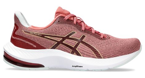 Asics gel pulse 14 running shoes pink gold women