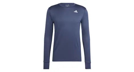 Maglia a manica lunga adidas performance own the run blu xl