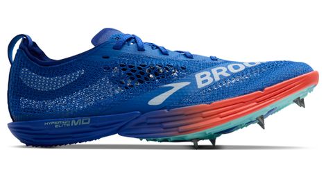 brooks hyperion elite md blue pink unisex track amp field shoes