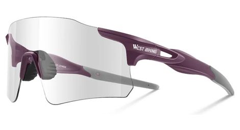 Lunettes de soleil photochromiques unisexes - violet