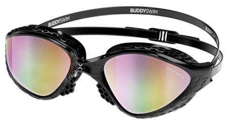 Lunettes de natation buddyswim ozeanx noir/iridium mirror