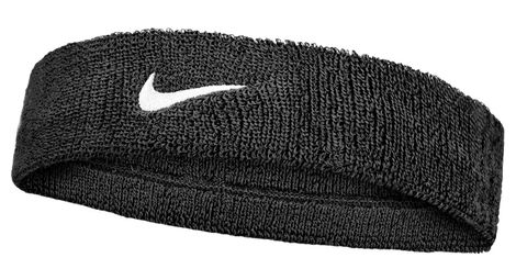 Nike Swoosh Classic Frottee Stirnband Schwarz