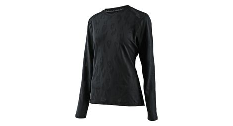 Troy lee designs lilium jacquard - maillot de manga larga para mujer, color negro
