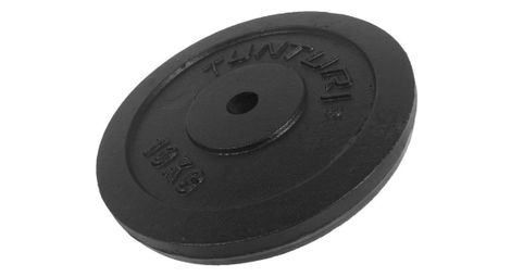 Tunturi disque musculation 10kg noir unite