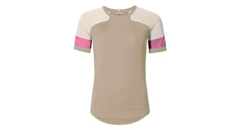 Maglia donna vaude kuro beige a maniche corte