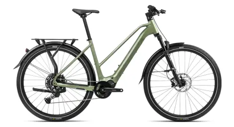 Orbea kemen mid 30 bicicleta de trekking eléctrica shimano cues 10s 540 wh 29'' verde urbano 2024 m / 165-180 cm