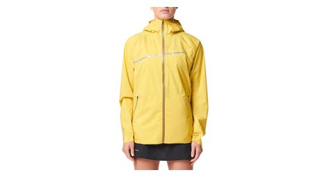 Chaqueta impermeable kiprun rain 500 amarillo