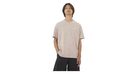Salomon Chest Logo RX Beige Herren Kurzarm T-Shirt