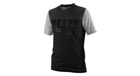 Maillot manches courtes 100 airmatic noir
