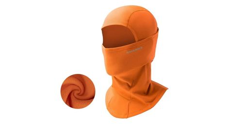 Cagoule d'Extérieur Coupe-Vent Balaclava Cache-Cou Casque orange