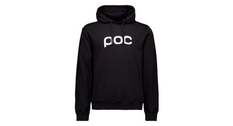 Sudadera con capucha poc hood para hombre negro/blanco