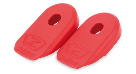 Zefal protections de manivelles crank armor rouge