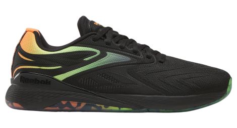 reebok nano x5 edge men s training shoes in black orange yellow
