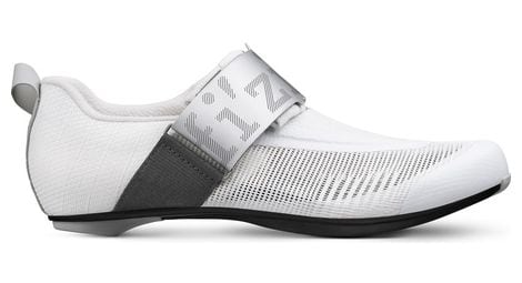 Fizik hydra aeroweave carbon triathlon shoes white/silver