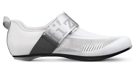 Zapatillas de triatlón Fizik Hydra Aeroweave carbonoBlanco/Plata