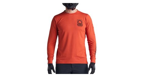 T-shirt manches longues troy lee designs ruckus ride orange