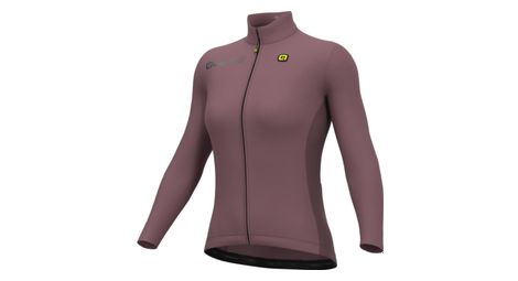 Maglia a maniche lunghe donna alé fondo 2.0 solid violet