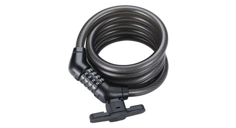Antivol BBB CodeGuard Cable 15x1800mm (Avec Support) Noir
