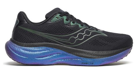 saucony ride 19 men s running shoes black blue