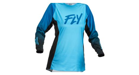 Maillot manches longues fly lite femme bleu noir