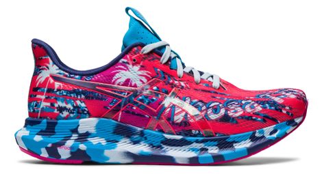 Chaussures de Running Asics Noosa Tri 14 Rose Bleu Femme