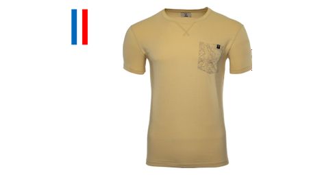 T shirt manches courtes lebram poche grand ballon sable beige