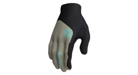 Guantes Troy Lee Designs Flowline Verde/Negro