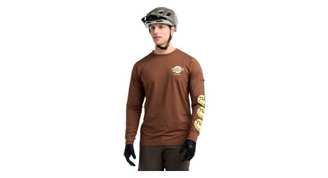 Camiseta de manga larga troy lee designs ruckus wheelies marrón