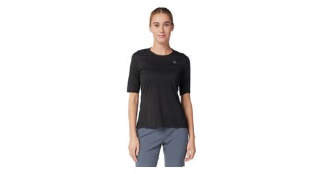 Maillot de manga corta fox flexair ascent para mujer negro