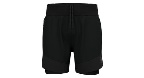 Odlo x-alp trail 6'' 2-in-1 short nero
