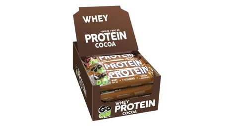Boîte protein bar 20% (24x50g) - go on nutrition - cacao -  barres protéinées