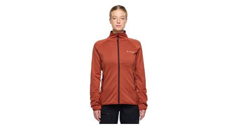Veste polaire vaude monviso rouge femme