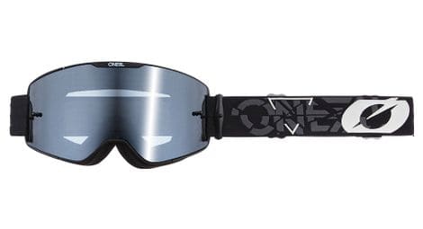 O'neal b-20 strain v.22 goggle black/white-silver mirror