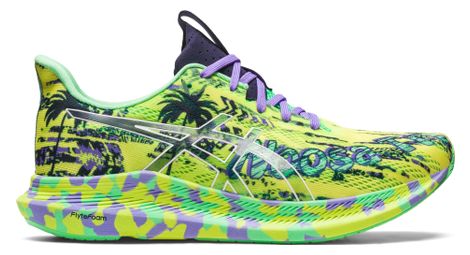 Asics noosa tri 14 yellow green women's running shoes