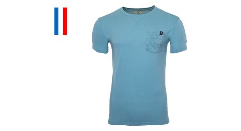 T shirt manches courtes lebram poche grand ballon blanc vert