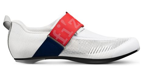 Scarpe da triathlon fizik hydra aeroweave carbon white/blue/red 41