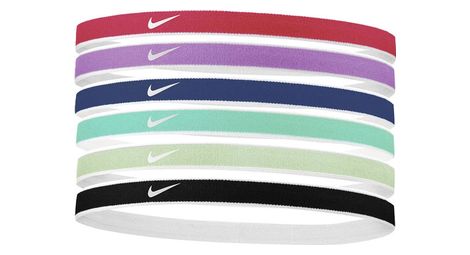 Bandeau fin x6 unisexe nike swoosh sport headband 2 0 multi couleurs