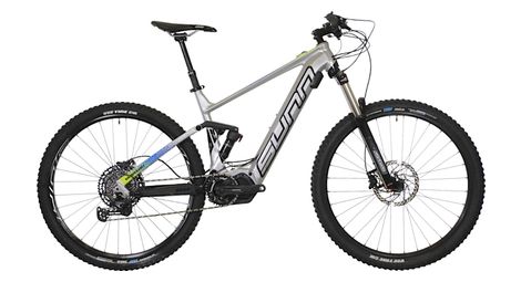 Prodotto ricondizionato - mountain bike elettrica a sospensione integrale sunn gordon s1 sram sx 12v 630 wh 29'' argento