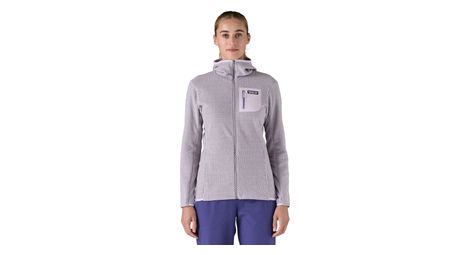 Patagonia r1 air full-zip hoody forro polar violeta mujer