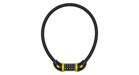 Auvray - cable antivol vélo combi a chiffres ø12 - longueur 65cm - fiable et résistant - acier tressé - universel