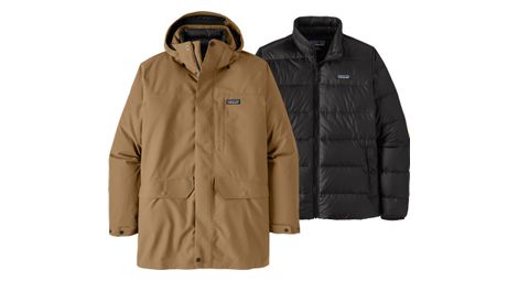 Parka 3 en 1 patagonia tres marron