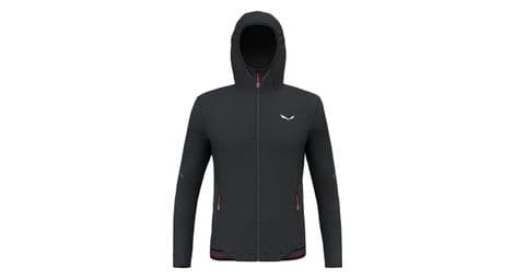 Polaire a capuche salewa pedroc polarlite hooded noir