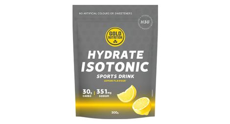 Bevanda energetica GoldNutrition Hydrate Isotonic H30 al gusto di limone 500 g