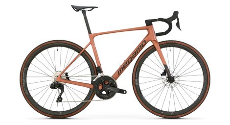 Vélo de route megamo raise 15 shimano 105 di2 12v 700 mm marron 2026
