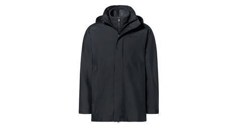 Heren Vaude Idris IV 3-in-1 Parka Zwart